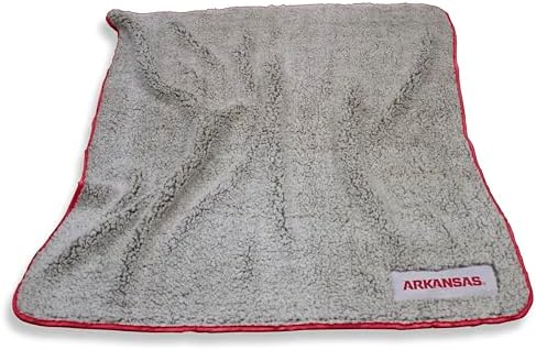 Logo Brands Officially Licensed NCAA Unisex Frosty Fleece Blanket, One Size, Team Color