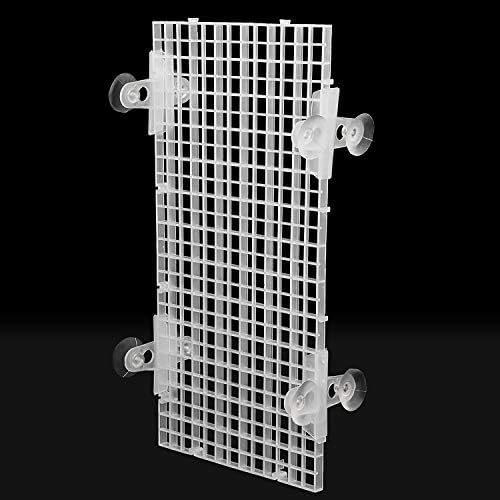 OIIKI 16PCS Aquarium Fish Tank Divider with Suction Cup, White