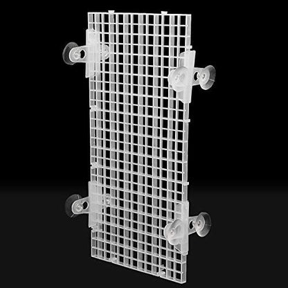 OIIKI 16PCS Aquarium Fish Tank Divider with Suction Cup, White