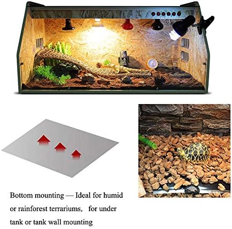 KABASI Reptile Heating Pad with Temperature Control, 14W 11x11inch
