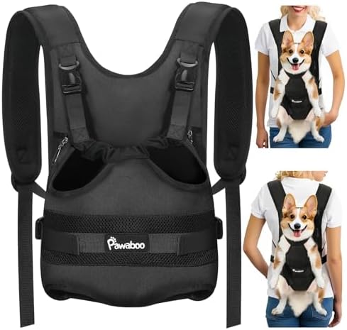 Pawaboo Pet Front Carrier Backpacks for Small Medium Dogs