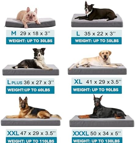 WATANIYA PET XL Cooling Dog Beds for Large Dogs, 41-Inch Dog Crate Bed