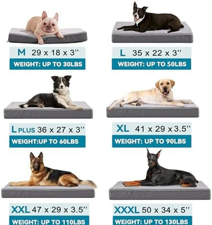 WATANIYA PET XL Cooling Dog Beds for Large Dogs, 41-Inch Dog Crate Bed