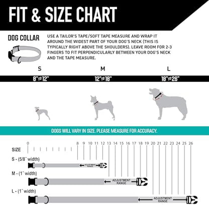 Wolfgang Wide Venture Dog Collar Greatescape Print X-Large