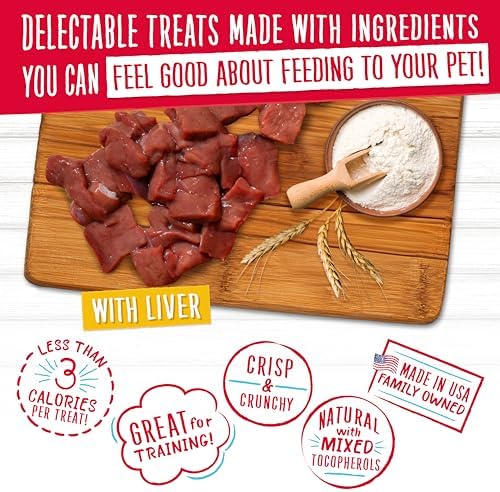 Charlee Bear Original Dog Training Treats, Chicken Liver, 6 oz