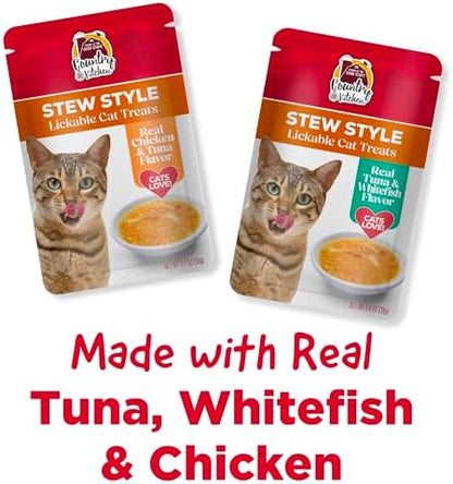 Country Kitchen, Stew Style Lickable Cat Treats, 5 oz. Tubes, 12 Ct