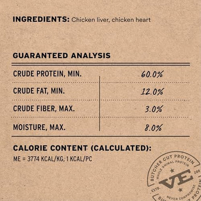 Vital Essentials Freeze Dried Cat Treats, Turkey Giblets, 1 oz Bag