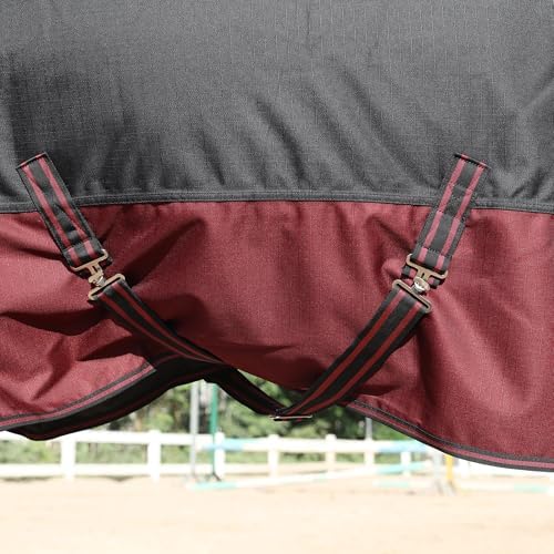 LEAFOREST 1200D Horse Rain Sheet Waterproof Turnout Blanket No Fill