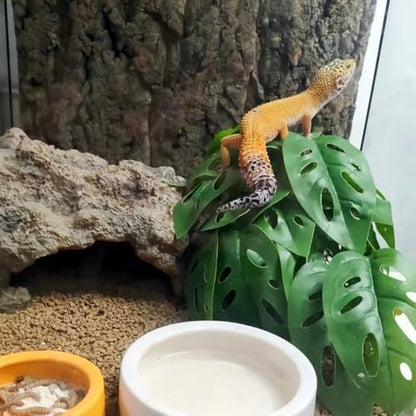 Fake Reptile Plants for Terrarium,Hanging Plant with Suction Cup
