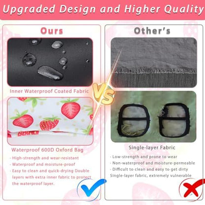 DZWLKJ Rabbit Hay Feeder, 600D Polyester, Hay Feede, Watermelon, Rabbit, Guinea Pig, Chinchilla, Hamsters, Small Pets, 1 Pack, Foldable, Lightweight