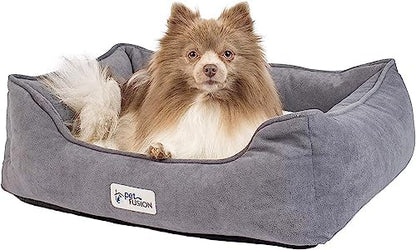 PetFusion Calming Cuddler Anti-Anxiety Dog and Cat Bed for Small Dogs