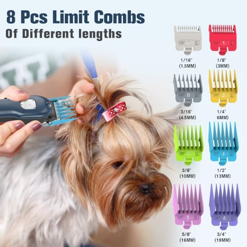 Dog Rechargeable Cordless Clippers for Grooming for Heavy Thick Hair&Coats