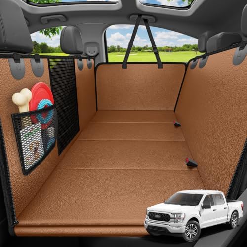 URPOWER XL Hard Bottom Dog Seat Cover for Full-Size Truck Back Seat