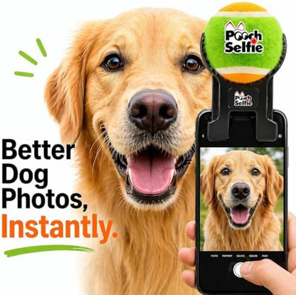 Dog Camera Toy Get Your Dog to Look at the Camera Instantly | Perfect Photos & Videos | Phone Clip with Attention-Grabbing Ball | As Seen on Shark Tank