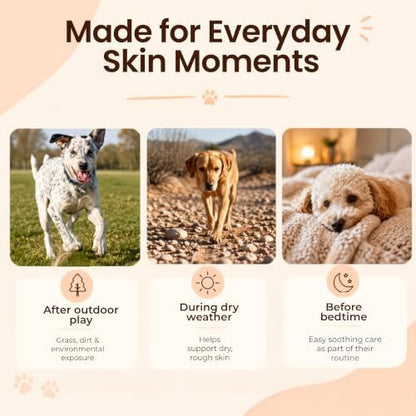 Natural Dog Company Skin Soother Dog Balm, 2oz Tin + 0.15oz Stick