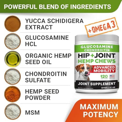 Bundle Hemp Chews + Calming for Dogs - Joint Support+Anxiety Relief