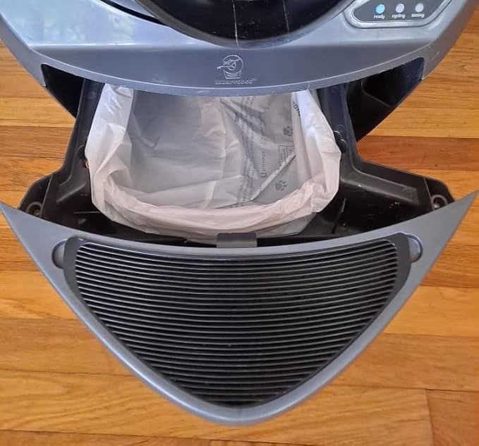 EcoLeo, Compatible with Litter-Robot 3, Handle Waste Drawer Liner Bags, Thick, for Automatic Litter Box, Compatible with Leo's Loo (50-Count)