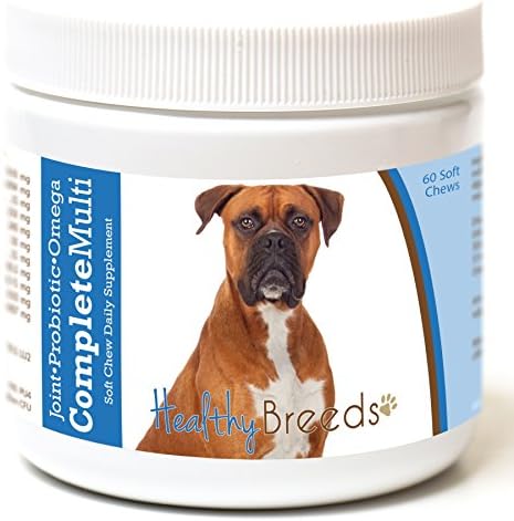 Healthy Breeds Boxer All In One Multivitamin Soft Chew 60 Count