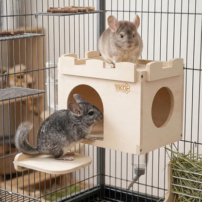 Castle Hanging Chinchilla House, Small Animal Hideout