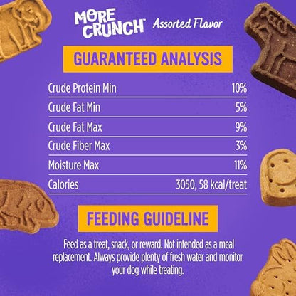 Blue Dog Bakery, More Crunch Assorted Biscuit, Large Dog Treats 5lb Box