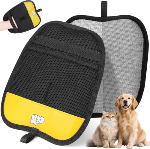Pet Hair Removal Glove for Dogs & Cats, Sankell Upgraded Reusable Electrostatic Pet Hair Remover Glove, Magic Brush Mitt Tool for Couch, Furniture, Bed, Clothing, Carpet, Car Seat