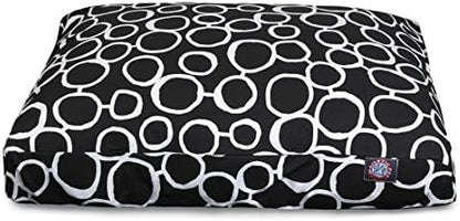 Majestic Pet Fusion Yellow Medium Rectangle Pet Bed, Black