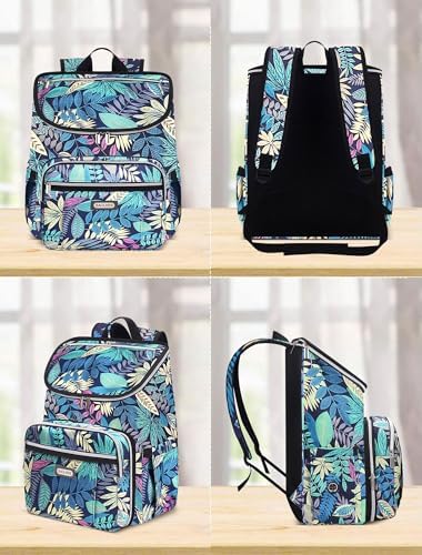 BAGLHER Travel Dog Backpack - Detachable Travel Pet Supplies Gear Backpack,Dog Bag for Traveling with 2 Silicone Collapsible Bowls and 2 Storage Baskets