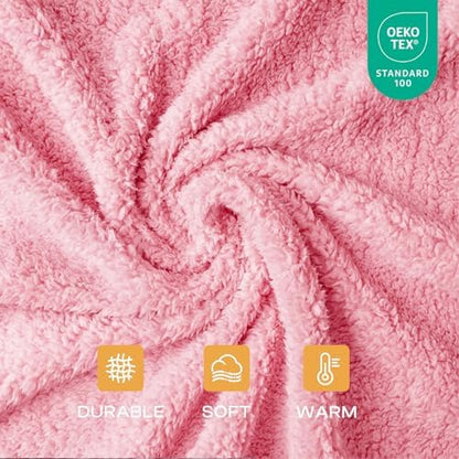 Luciphia 3 Pack Soft Sherpa Fleece Blankets for Dogs Cats Puppies,23"x16"