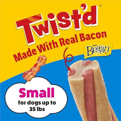 Purina Busy with Beggin’ Twist’d Mini Adult Dog Chew Bone Treats - 12 ct. Pouch
