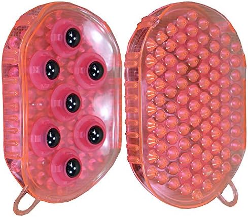 Tough 1 Rubber Jelly Massage Mitt Pink