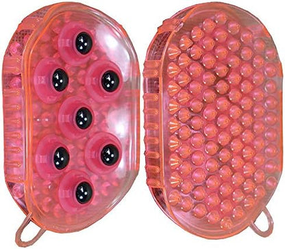 Tough 1 Rubber Jelly Massage Mitt Pink