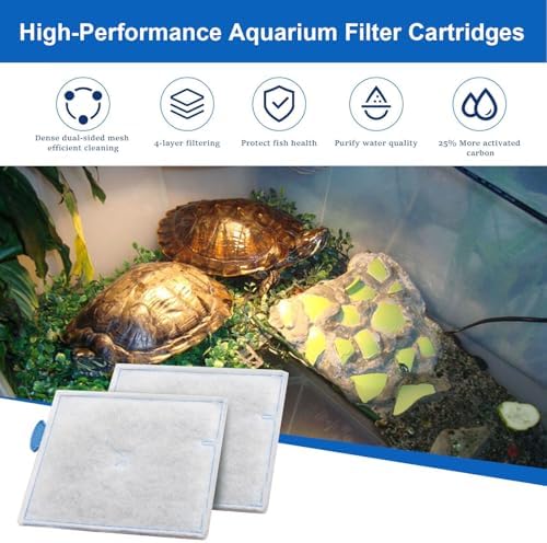 Large Reptile Pet Terrarium Water Filter Replacement Cartridge for Zilla Internal Filter 40G