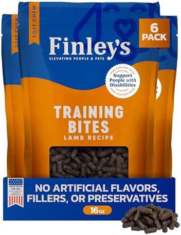 Finley's Training Treats Lamb Soft Low Calorie Dog Treats, 16oz, 6 Pack