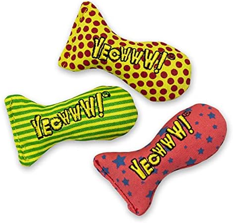 Yeowww! Stinkies Catnip Toy, Dots (Pack of 2)