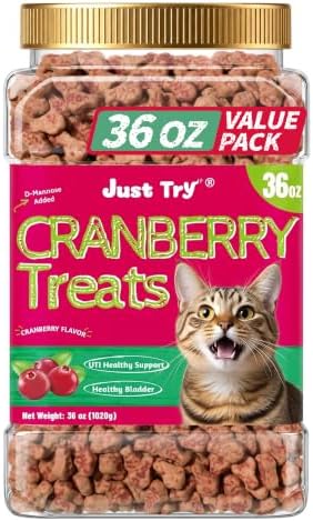 Just Try 36 OZ Urinary Tract Cat Treats for Indoor Cats
