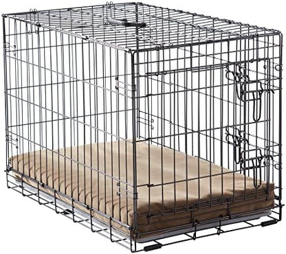 Happy Hounds Cooper Deluxe Reversible Crate Pad - Large - Latte