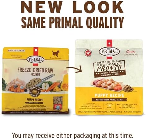 Primal Pronto Mini Nuggets, Freeze Dried Puppy Food, 25 oz