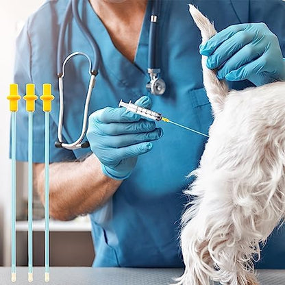 10 Set AI Artificial Insemination Dog Breeding Kit, Canine Breeding Kit, Disposable Dog Artificial Insemination, Dog Insemination Breeder Kit, Canine Breeding Supplies for Large Breeds