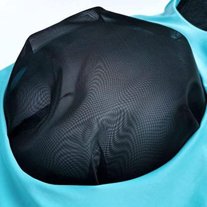 Stretchy Horse Fly Mask with Ears, Large Eye Space Paleblue Pony