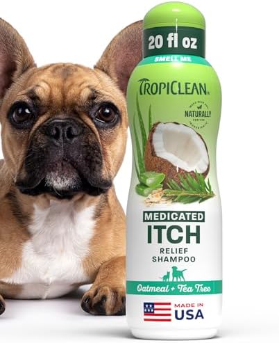 TropiClean Oatmeal Dog Shampoo, Medicated, 20oz