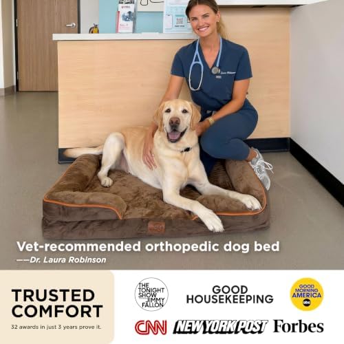 Bedsure Orthopedic XLPlus Dog Bed Extra Large with Removable Washable Cover