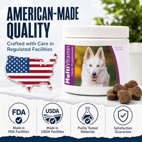 Healthy Breeds German Shepherd Multi-Vitamin Soft Chews 60 Count