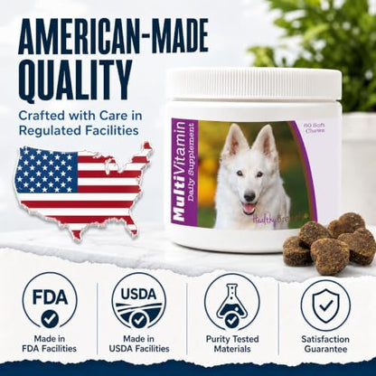 Healthy Breeds German Shepherd Multi-Vitamin Soft Chews 60 Count