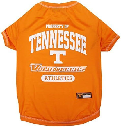 Pets First Collegiate TENNESSEE VOLUNTEERS Dog T-Shirt, Medium. - Licensed Shirt for Pets Team Colored with Team Logos.- Premium Stretchable Materials for the Comfrot of your Dog & Cat.