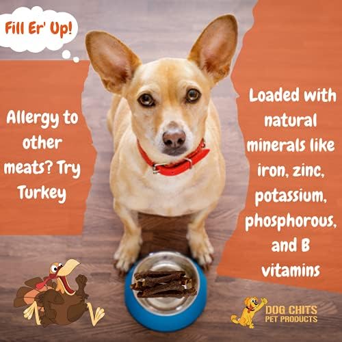 Dog Chits Turkey and Sweet Potato Soft Chew for Dogs - Dog and Puppy Chews | Made in USA | Organic Turkey | All-Natural Treats | Large & Small Breeds | Organic Sweet Potato | 4 oz.
