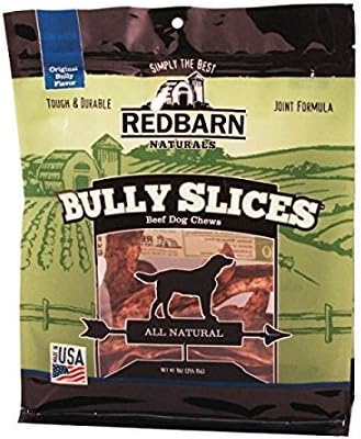 Redbarn Bully Slices for Dogs, Highly Palatable, Long-Lasting Natural Dental Treats with Functional Ingredients, 9 oz. (Pack of 4) - Variety Pack