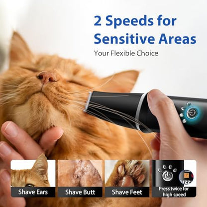 Dog Grooming Kit Dog Clippers for Grooming for Thick Curly Coats