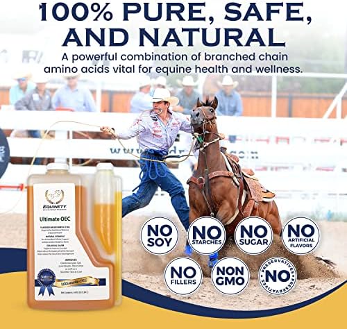 Equinety Ultimate OEC Horse Oil for Coat, Hoof & Joint Support, 64 fl. oz.