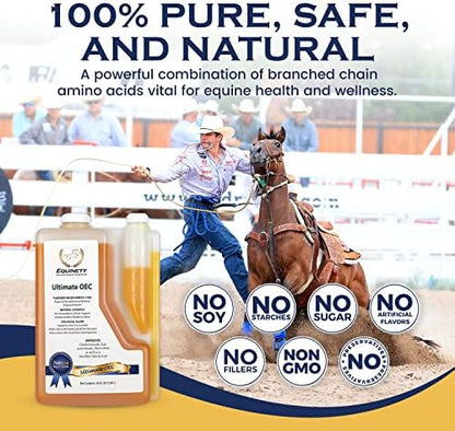 Equinety Ultimate OEC Horse Oil for Coat, Hoof & Joint Support, 64 fl. oz.