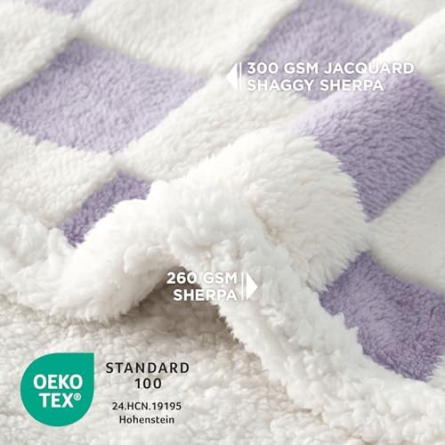 LE SURE Waterproof Dog Blankets for Large Dogs Cute Cozy 3D Jacquard,50x60